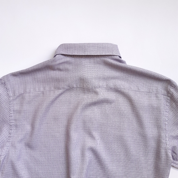 Armani Collezioni 42-16.5 patterned button up shirt - Picture 5 of 8